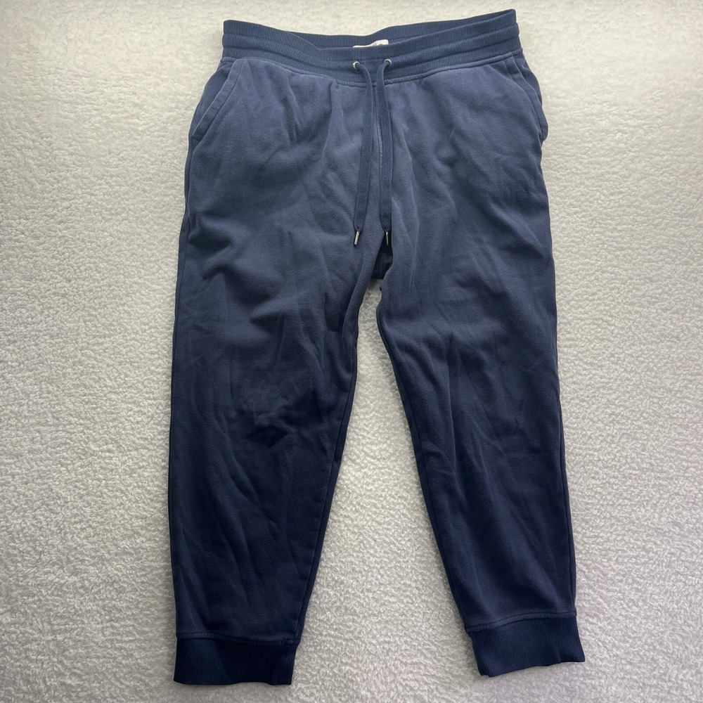 Orvis Pants Mens Large Blue Joggers Lightweight Tapered Leg Outdoor Hiking Adult